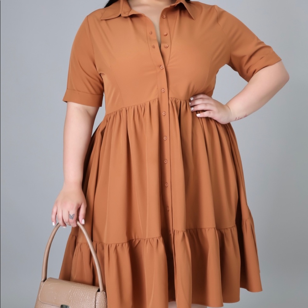 Leslie Mocha Dress